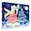 « polar bear xmas », reproduction de peinture à l’acrylique sur toile tendue-33541806