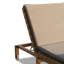 Chaise longue d'extérieur en teck