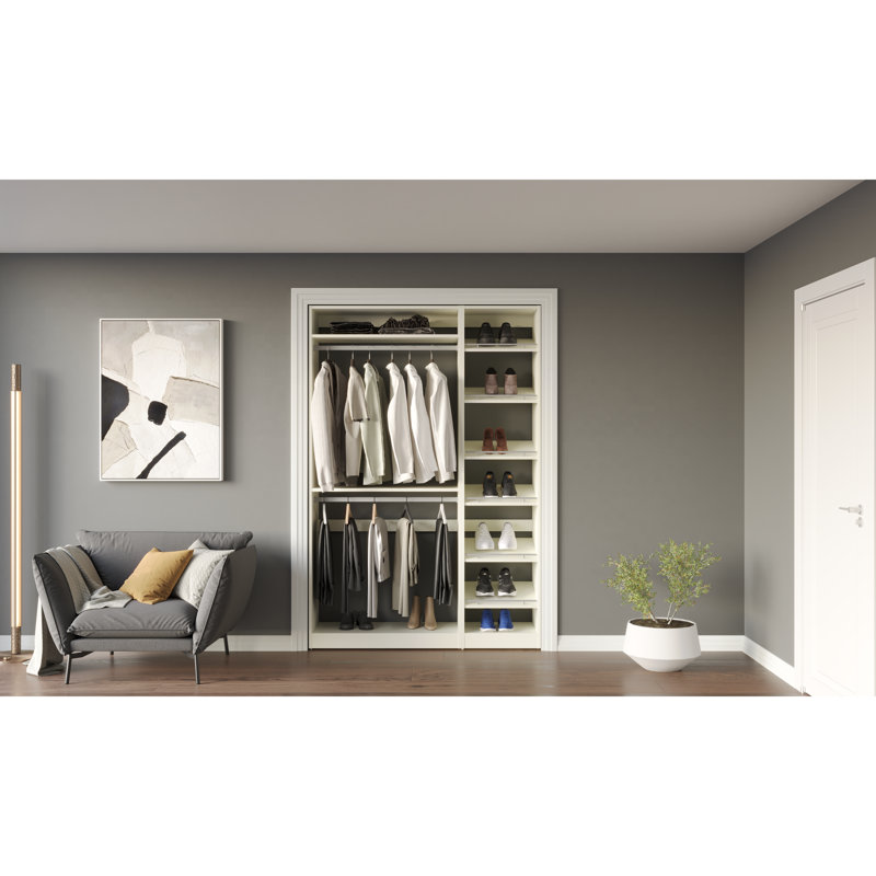 Ensembles de rangement pour système de placard, Blanc