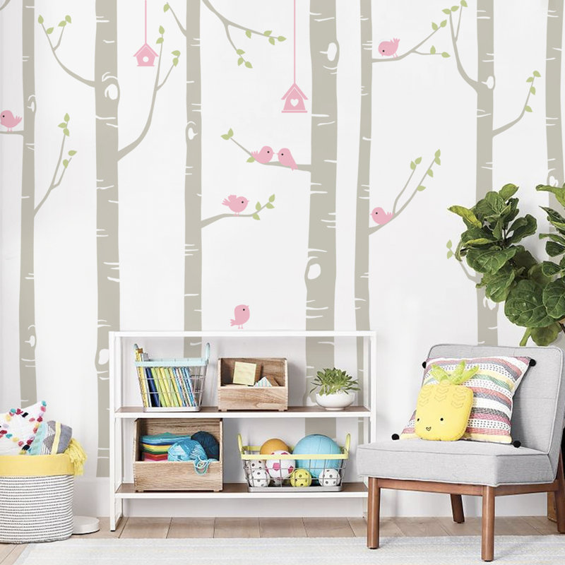 Non-Wall Damaging Accent, Pink/ Gray/ Light Gray