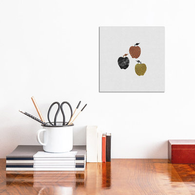 Scandi Apples by Orara Studio - Wrapped Canvas Gallery-Wrapped Canvas Giclée