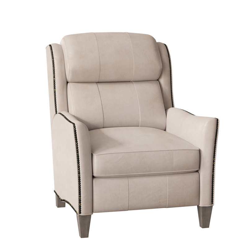 Lancaster Recliner, Rio Mineral Genuine Leather, Cobblestone, Power