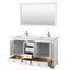 Ensemble de meuble-lavabo double 60 "avec miroir Deborah-97738966-97738967-97754503