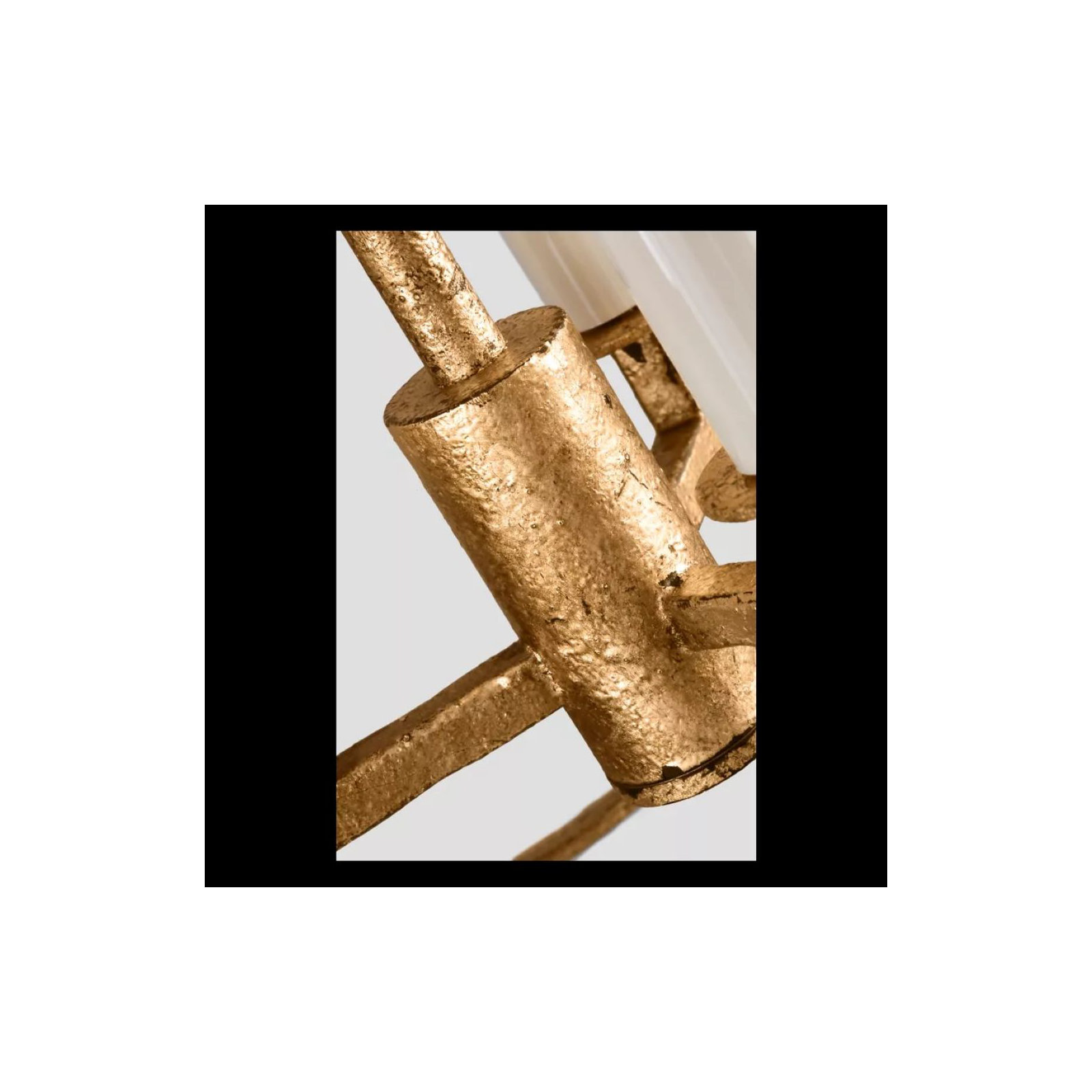 Olive 3-Light Lantern Chandelier, Antique Gold