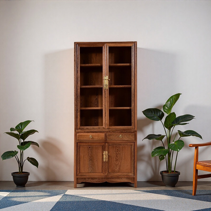 New Chinese Retro Style Bookcase