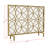 40'' W Iron Fireplace Screen