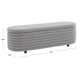 Delray Upholstered Flip Top Storage Bench