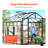 Polycarbonate Greenhouse Outdoor Walk-in Greenhouse for Garden-109511862-109511857