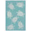 Tapis intérieur / extérieur bleu Walczak-698168448
