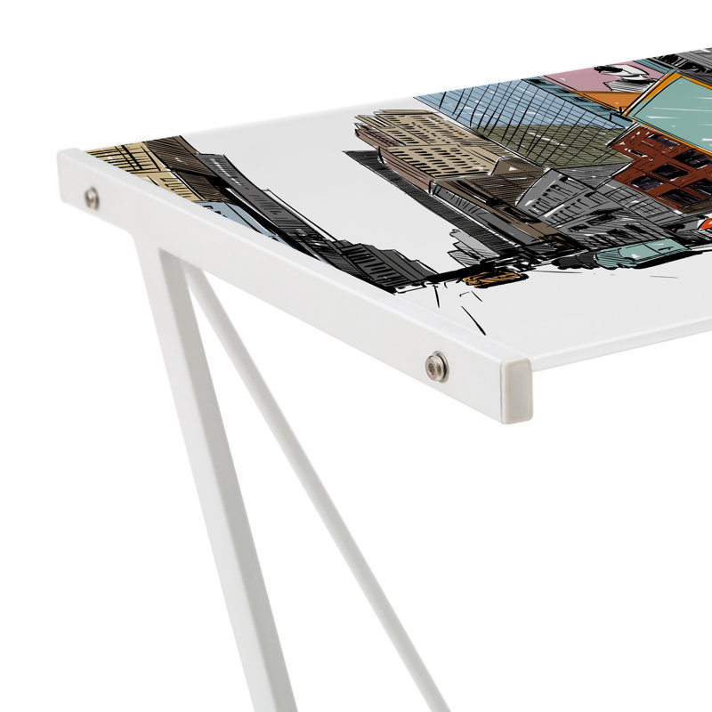 Ovington Glass Writing Desk