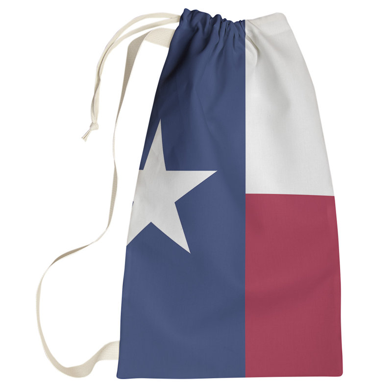 Sac à lessive US State flag, Petit (H 64 po x l 20 po x 1,5 po), Texas