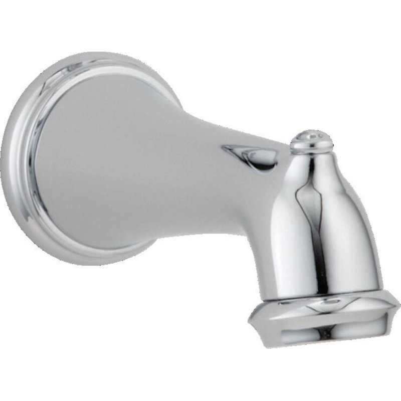 Garniture de bec de baignoire murale Victorian, Chrome
