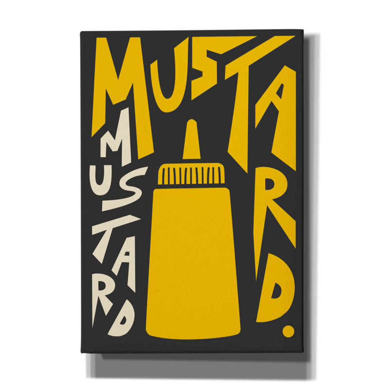 Trinx «Kitchen Mustard» par Ayse, H 26 po x l 18 po x P 0,75 po