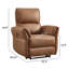 Fauteuil inclinable électrique rembourré de 33,5 po de largeur avec ports USB et Type-C (ensemble de 2)