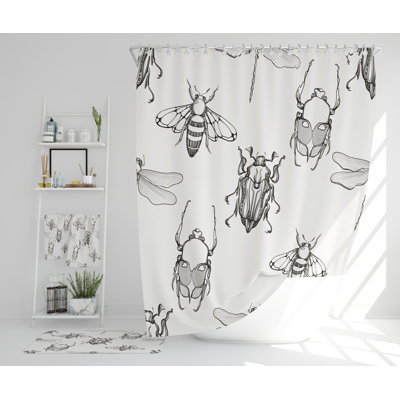 Niamani Polyester Shower Curtain Set
