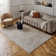 Carmel Modern Geometric Patterned Beige Area Rug