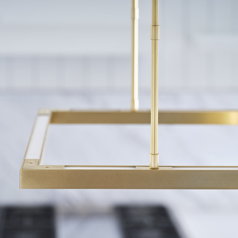 Halo 1 - Light LED Pendant, Natural Brass