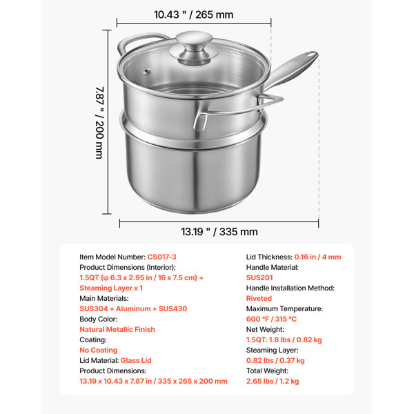 Dimensions du produit