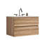 Meuble-lavabo mural (armoire d'appoint non incluse)
