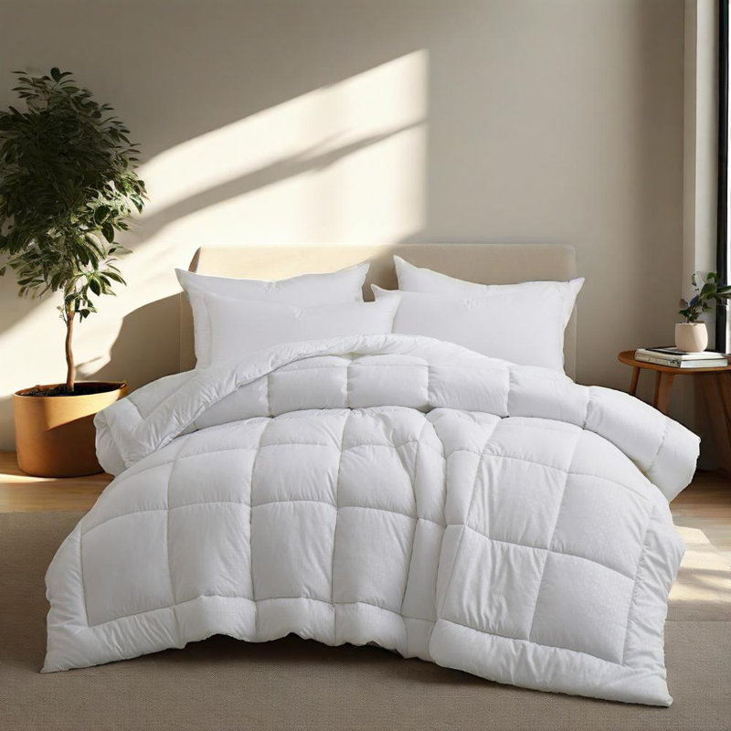 Édredon en duvet synthétique toutes saisons Wayfair Sleep, Double