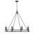 Henricks 8 - Light Dimmable Wagon Wheel Chandelier