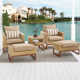 Tullio 2 - Person Patio Conversation Sets with Sunbrella® Cushions