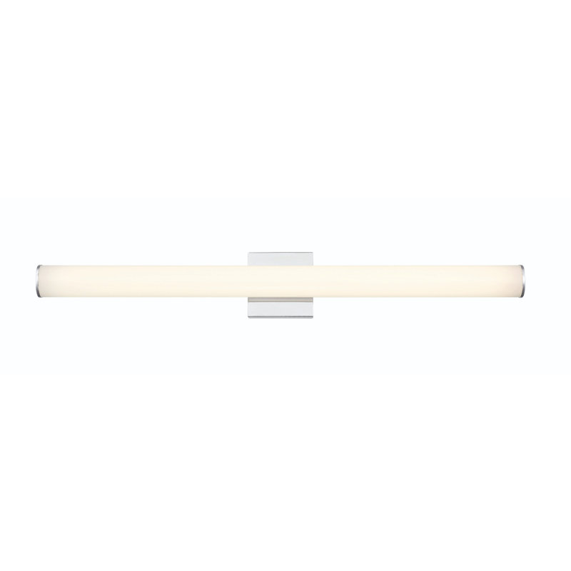 Éclairage pour meuble-lavabo rond 27W Stepridge, H 2,5 po x l 36 po x P 2,5 po, Chrome chrome