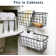 Metal Hanging Basket With Hook Storage