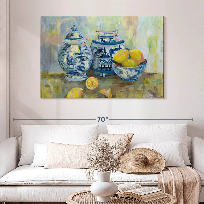 Yarlin Lemon Life, 32" H x 48" W