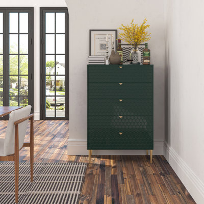 Commode à 5 tiroirs l 31,5 po Lucricia