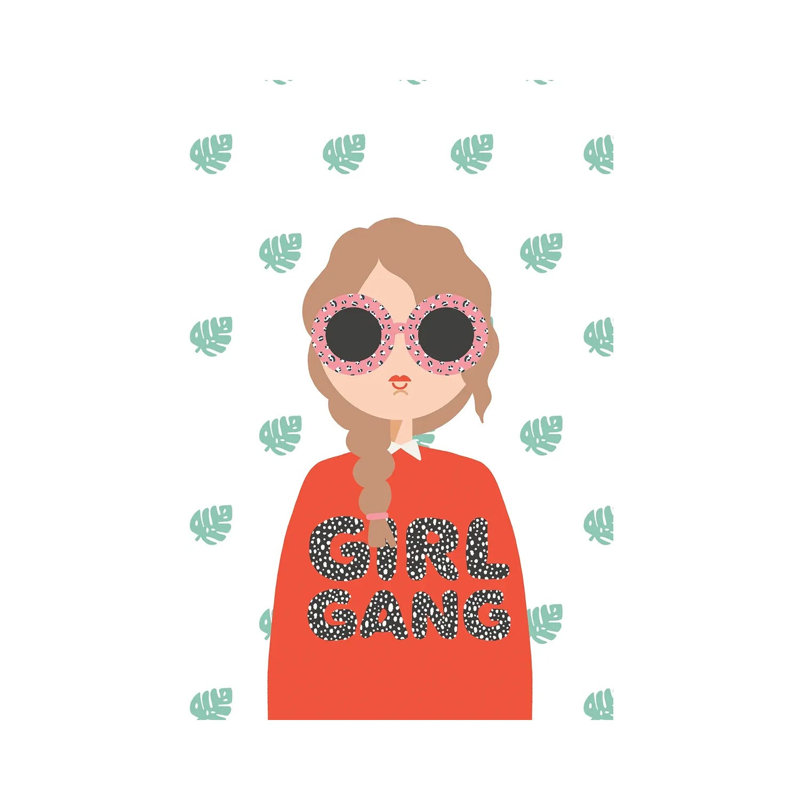 Girl Gang by The Beau Studio - Print on Canvas, Wrapped Canvas, 66.04 cm H x 45.72 cm W x 1.91 cm D