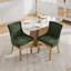 Ensemble de 2 chaises en chenille de style moderne-819589434