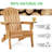 Bennir Fir Foldable Outdoor Adirondack Set-1537993065