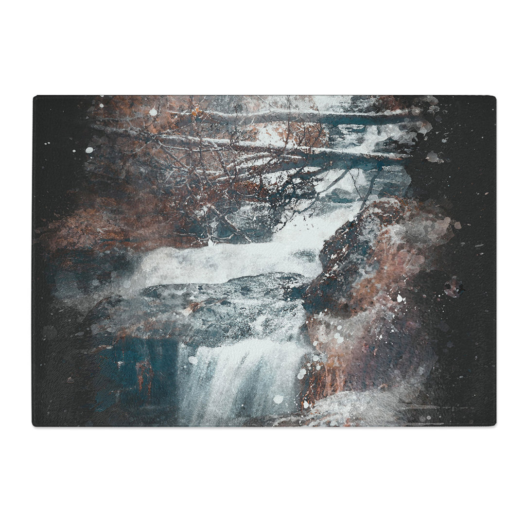 Tempered Glass Forest in Norway Chopping Board