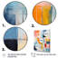 Rose bleu, style Mid-Century, contrastes colorés sur toile-2064690184-2064690187