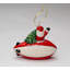 Ornement en forme de dirigeable Santa