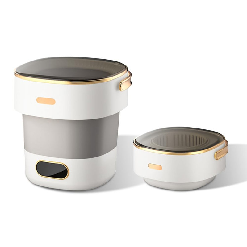 Compact Collapsible Mini Washing Machine with Spin Dryer – 16L Capacity – 3 Wash Modes for Baby Clothes, Underwear, Small Laundry – Quiet Operation – Perfect for Camping, Dorms, Travel