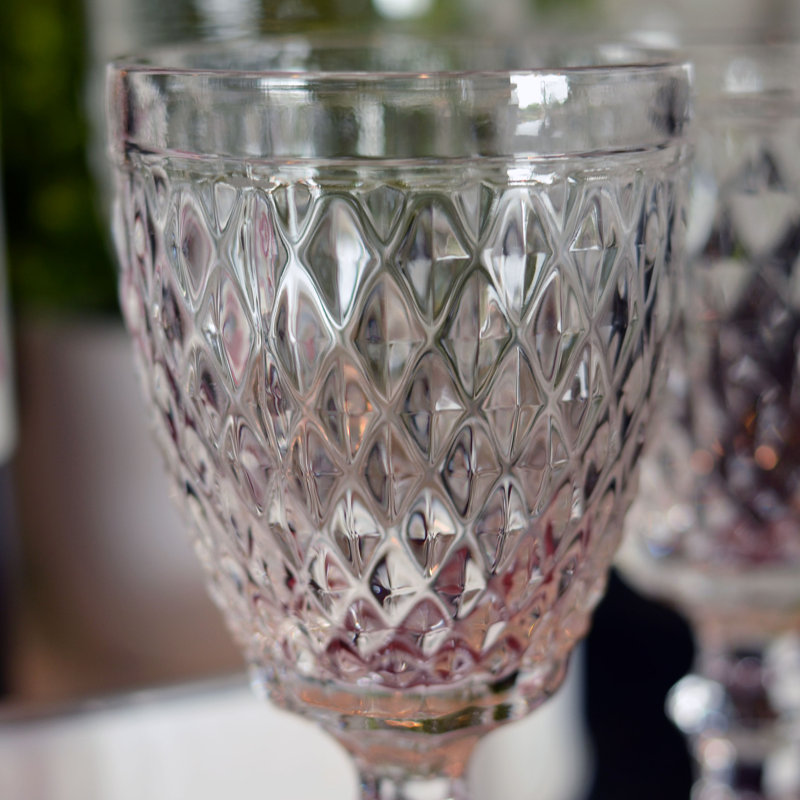 Ensemble de verres à pied 10 onces, Transparent