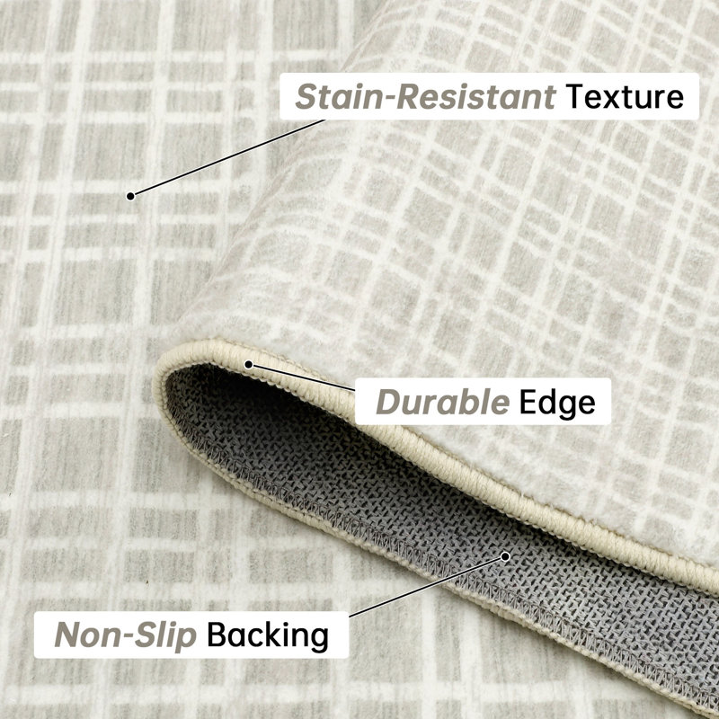 Tapis Orcella avec envers antidérapant, Rectangle 10 pi x 13 pi
