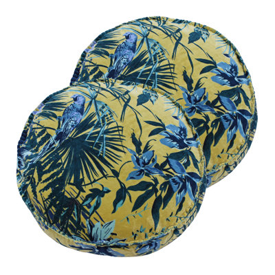 Solene Floral Circular Cushion