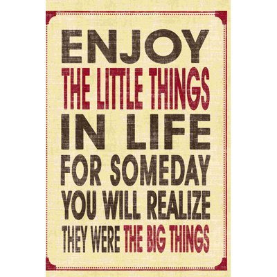 " Enjoy The Little Things 2 "