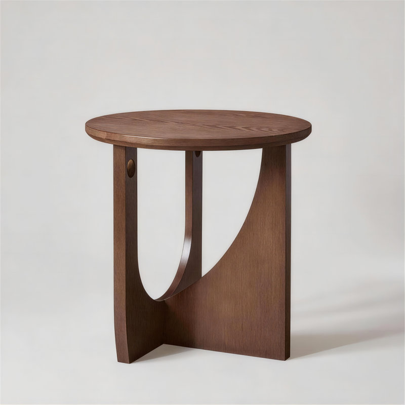 100% Solid Wood Side Table