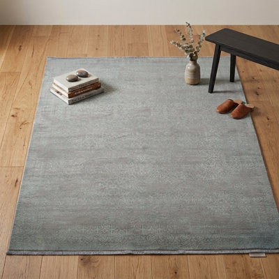 Tapis d'intérieur oriental en laine multicolore noué à la main