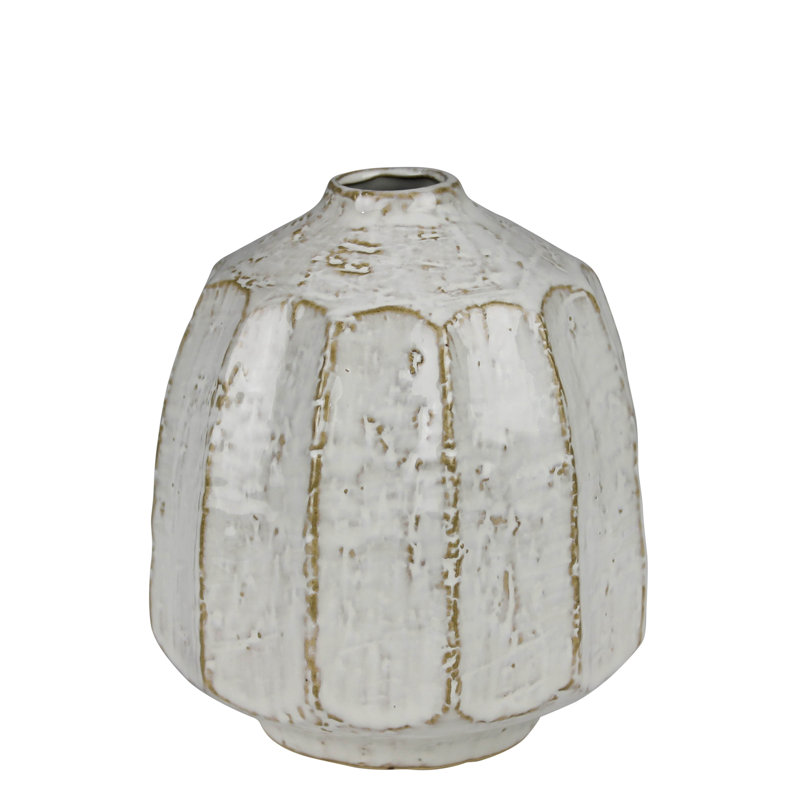 Bode Vase, Ceramic - Sm, 9" H x 5.5" W x 5.5" D