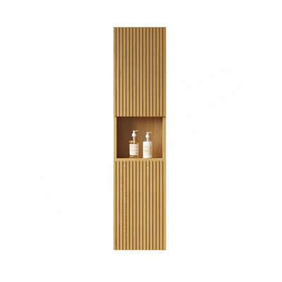 Armoire murale de 59 po de hauteur pour salle de bain, armoire de rangement étroite avec portes et tablettes, idéale pour les petits espaces, applicable à la salle de bain, au salon et à la buanderie, couleur grain de bois de chêne Corolla