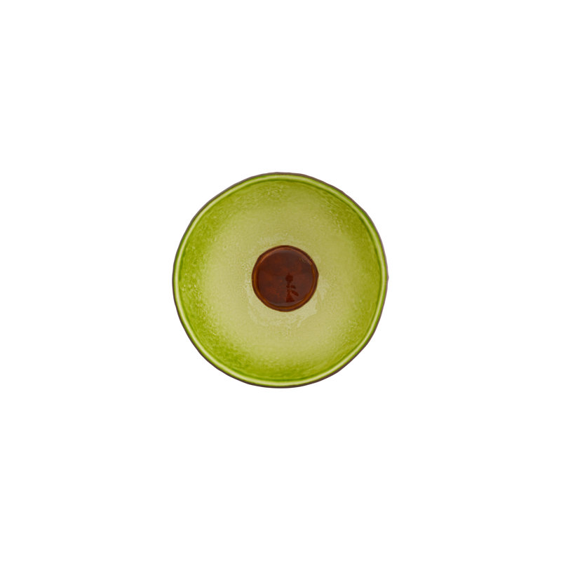Tropical Fruits Earthenware Dessert Bowl