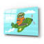 «Airborne Sloth» par Nancy Lee, art en verre acrylique-41376899
