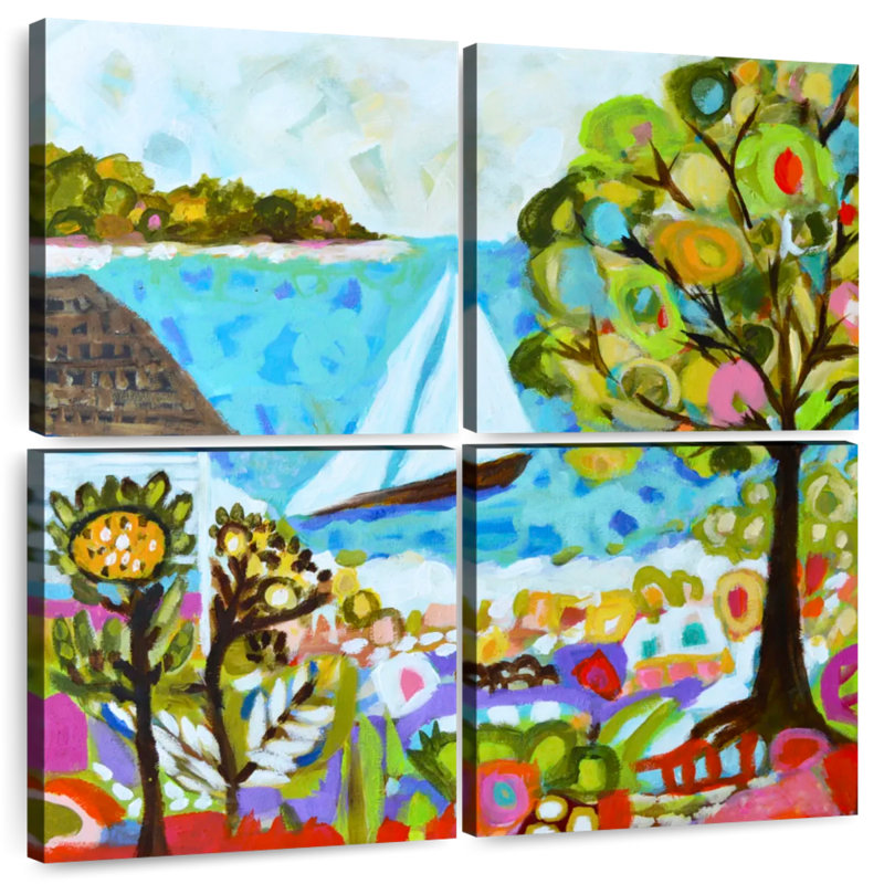 Senne Nautical Whimsy V, 74" H x 74" W