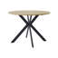 Round Metal Base Dining Table