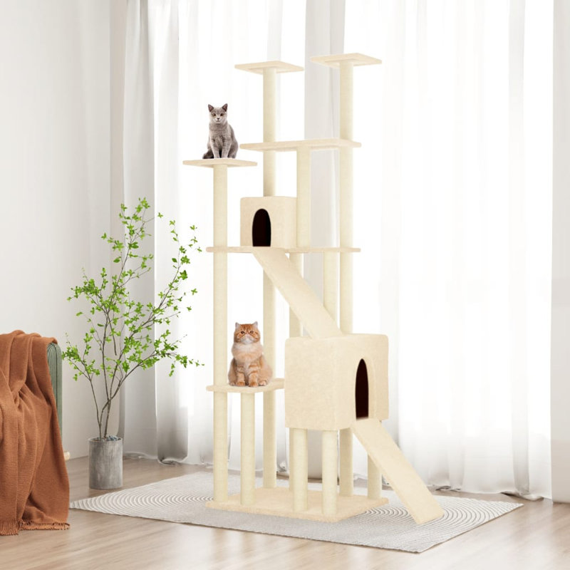 190cm Snell Cat Tree, Cream